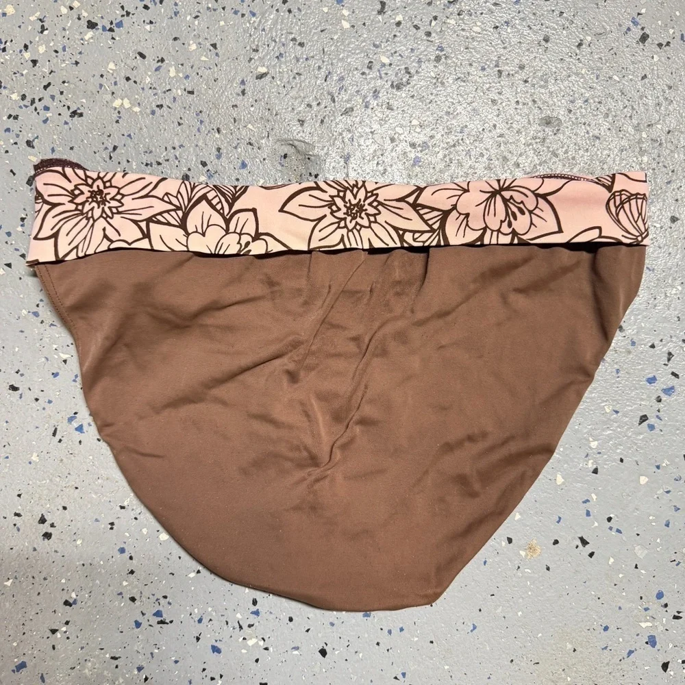 Baltex Floral Halter Bikini Top and Bottoms